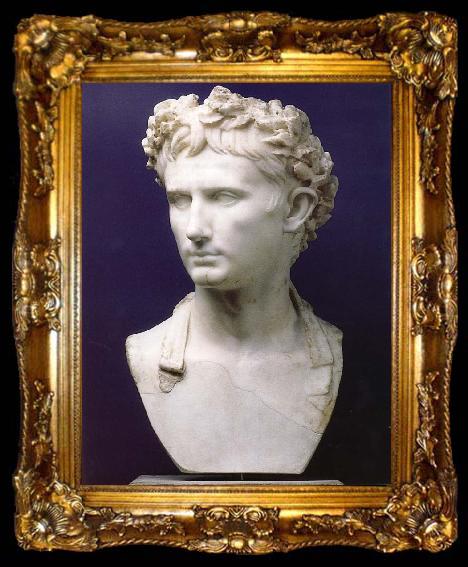 framed  unknow artist Wearing a crown of the citizens of Augustus, ta009-2